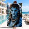 Ava-tar Adventure Beach Towel, Super Soft Microfiber, Perfect Gift for Her/Him, Birthday, for Pool, Beach, Travel, Decor Beach Party