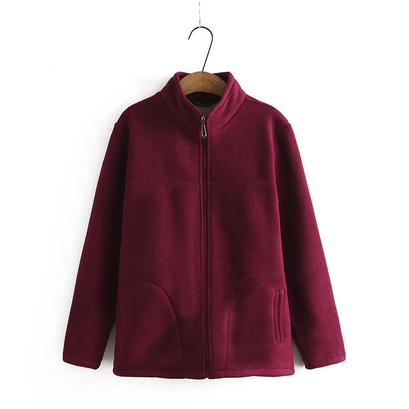Jachetă Fleece Polar Plus Catifea Largă Plus Gras Plus Mărimi Mari Haine Fleece Fleece Toamnă și Iarnă Primăvară