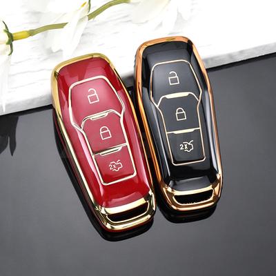 Soft Shell Fob Holder Tpu Car Key Cover Case For Ford Fusion Mondeo Mustang F-150 Explorer Edge