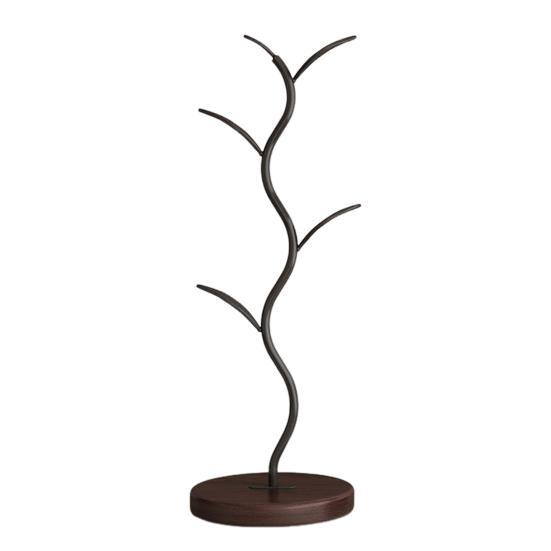 

Yousheng Бамбуковая подставка для чашек в форме дерева Полка для хранения чашек Креативный растягивающийся держатель для ключей Органайзер для дома, кухни, прихожей эбеновый