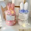Artificial Rose Flower Bouquet Cute Fake Flower Birthday Gift Soap Flower Gift  Baby Shower
