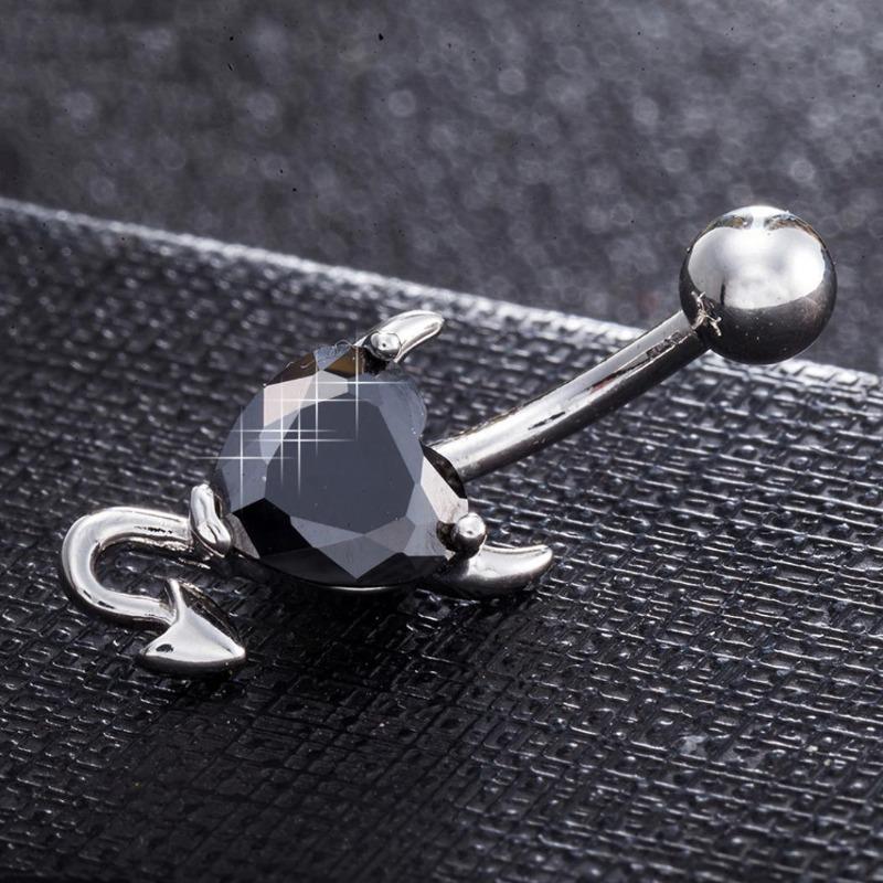 1 Stück Mode Sexy Shiny Nabel Bauchnabel Ring Strass Körper Piercing Schmuck