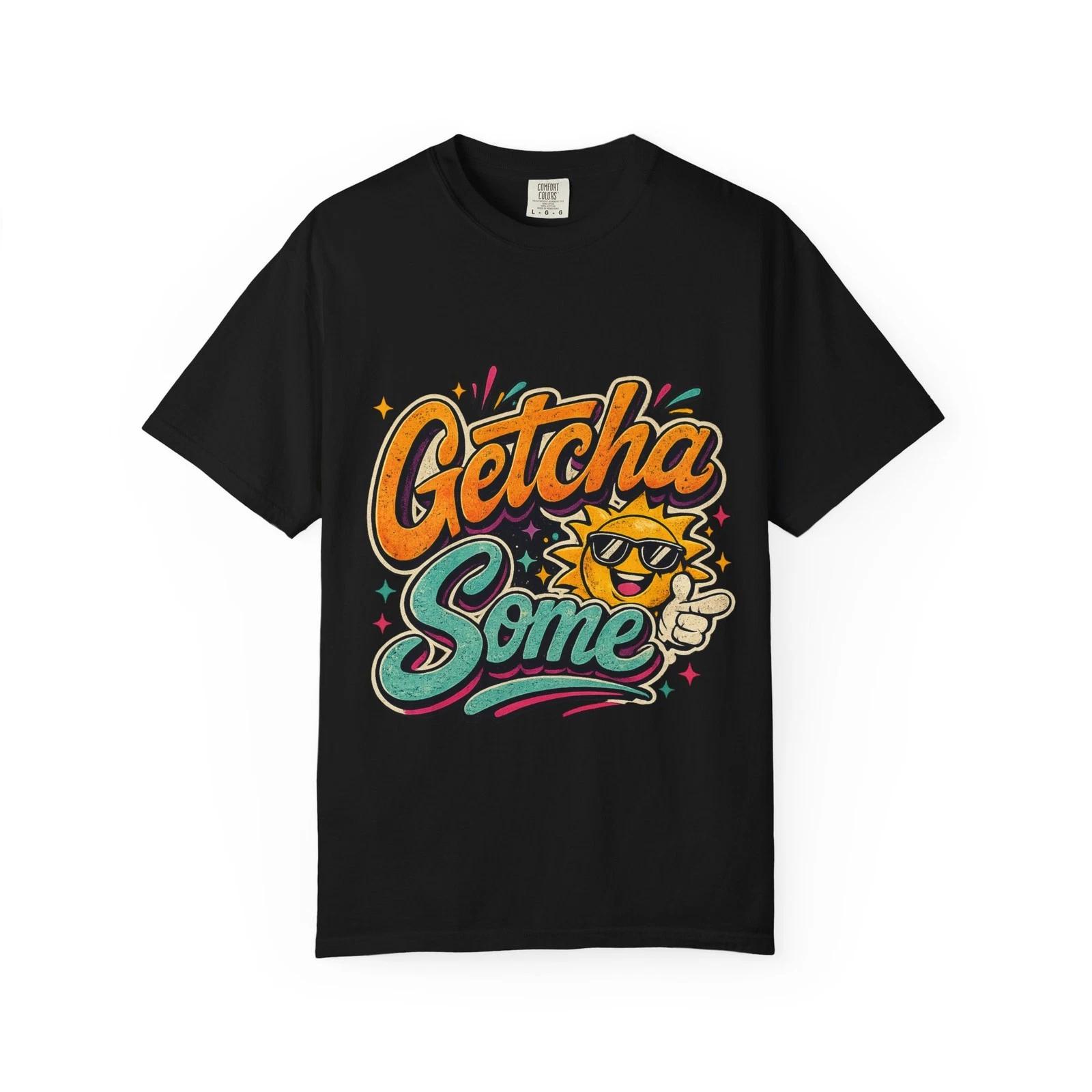 Getcha Some Sun Graphic T-Shirt | Retro Sun Illustration XXXL