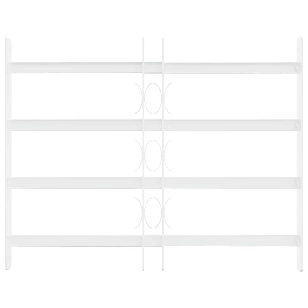 Window Security Grille with 4 Crossbars 3 Pcs 43 74 Cm