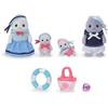 EPOCH Sylvanian Families Seal Family Doll Set 3 Years and Up Toy for Dollhouse