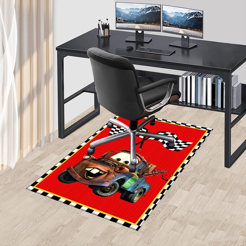 1pc Car Adventure Friendship Carpet for Playroom Bedroom Living Room Sofa Home Decor,kids Game Area Rug Non-slip Floor Mat Y72930