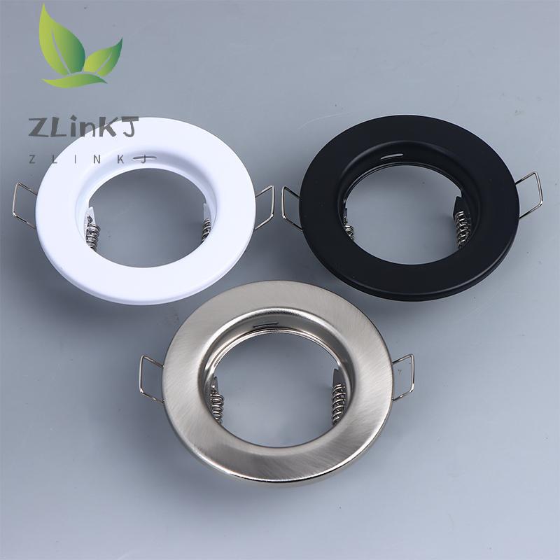 LED Downlights Frame Round Fixture Adjustable Downlight Led Holders Cutout For MR16 GU10 Bulb Holder Recessed LED Spot Light