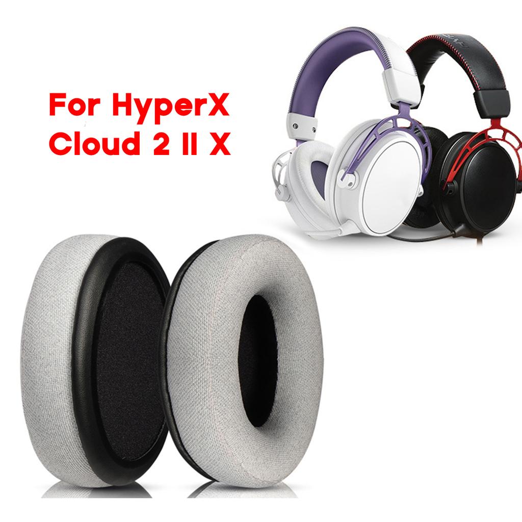 Cuscinetti auricolari morbidi per auricolari HyperX Cloud 2 II X Memory Sponge Earpads facilmente sostituibili Cuscinetti auricolari sostitutivi