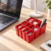 Desktop Cord Keeper Drawer Bin Storage Box Data Cable 11 Compartment Space Saving Plastic Organizer