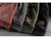 500g Heavyweight Half-Zip Men's Hooded Sweatshirt - Vintage Japanese-Style Trendy Youth Top
