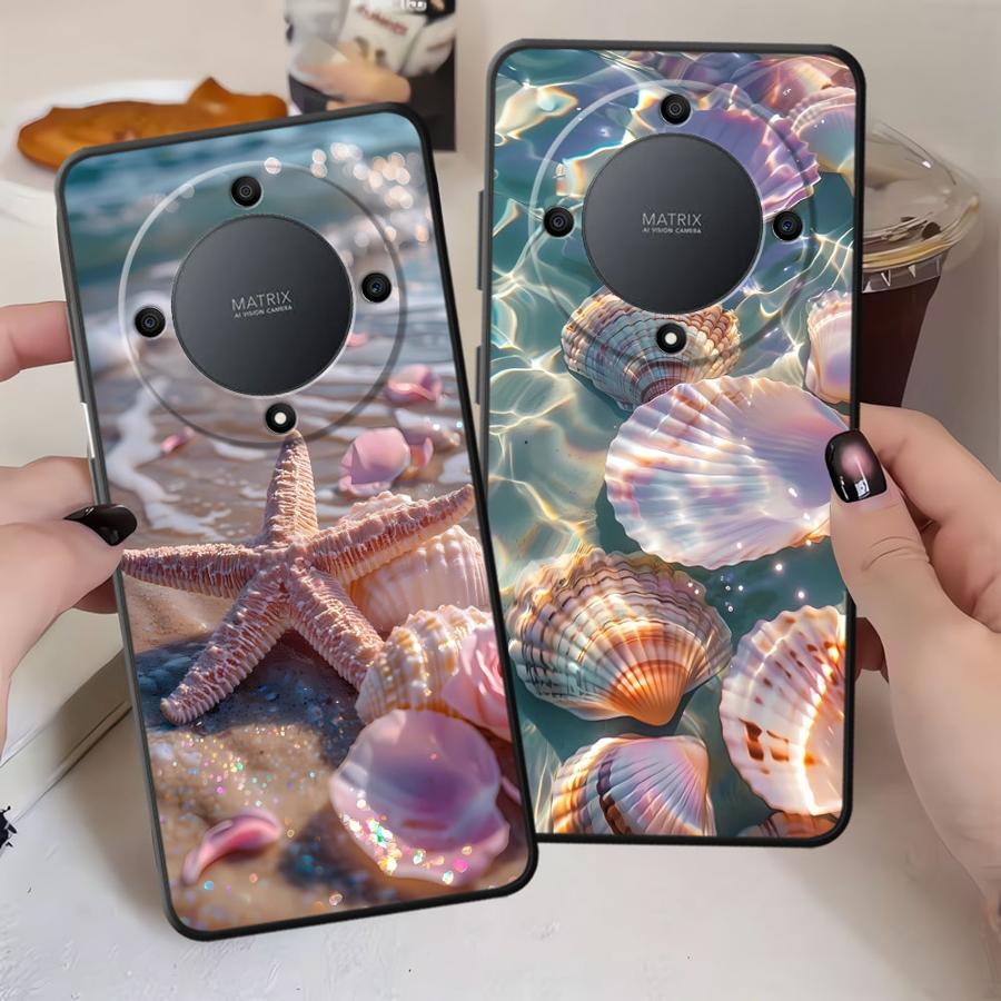 Funda Phone Cover Case for Honor 200 400 Lite Magic5Lite X5b 8X X6 X9a 90 70 X7 X8 Ocean Scenery Pattern