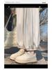2026 Summer Women's Ice Silk Lantern Pants: Single/Two-Piece, Loose, Slimming, Cropped Harem Style