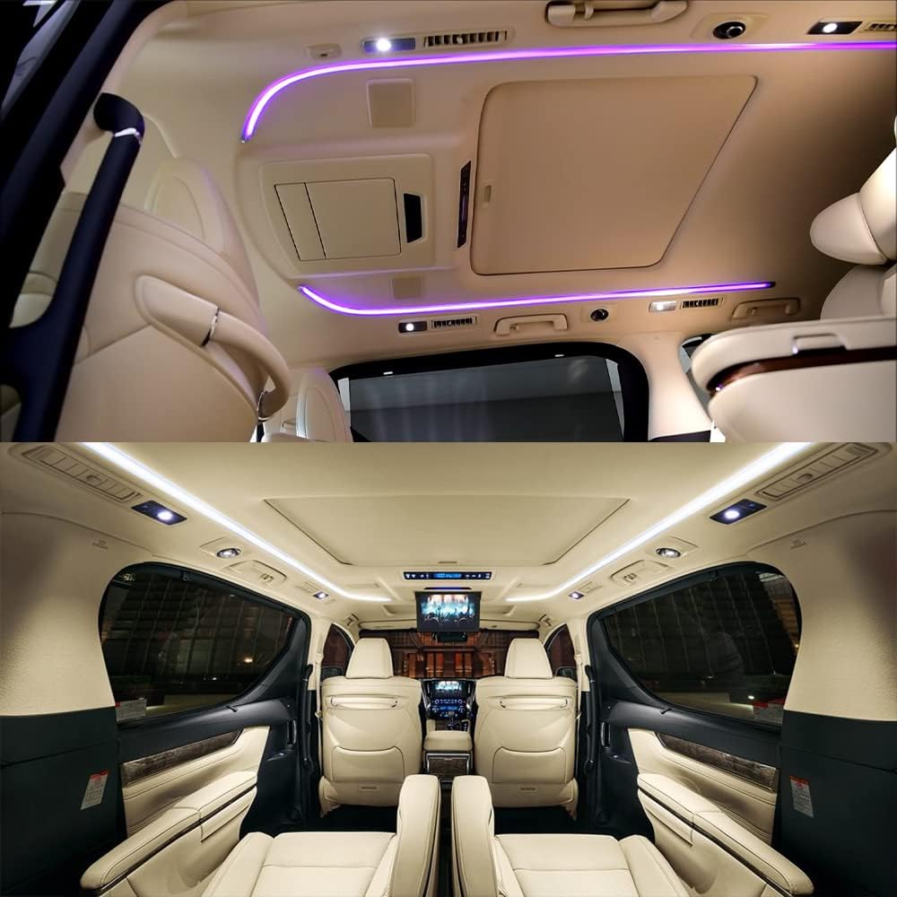 TJ Alphard 30 Series and Vellfire 30 Series and Late Roof Illumination Kit with Automatic Event and Aurora Custom Easy Custom Parts (Early Models)
