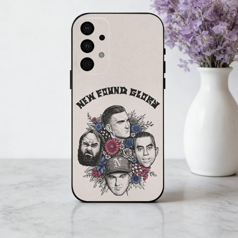 Punk N-New Found Glory Band phone Case For Samsung Galaxy A73,A72,A71,A70,A53,A52,A51,Others Soft Black Shell
