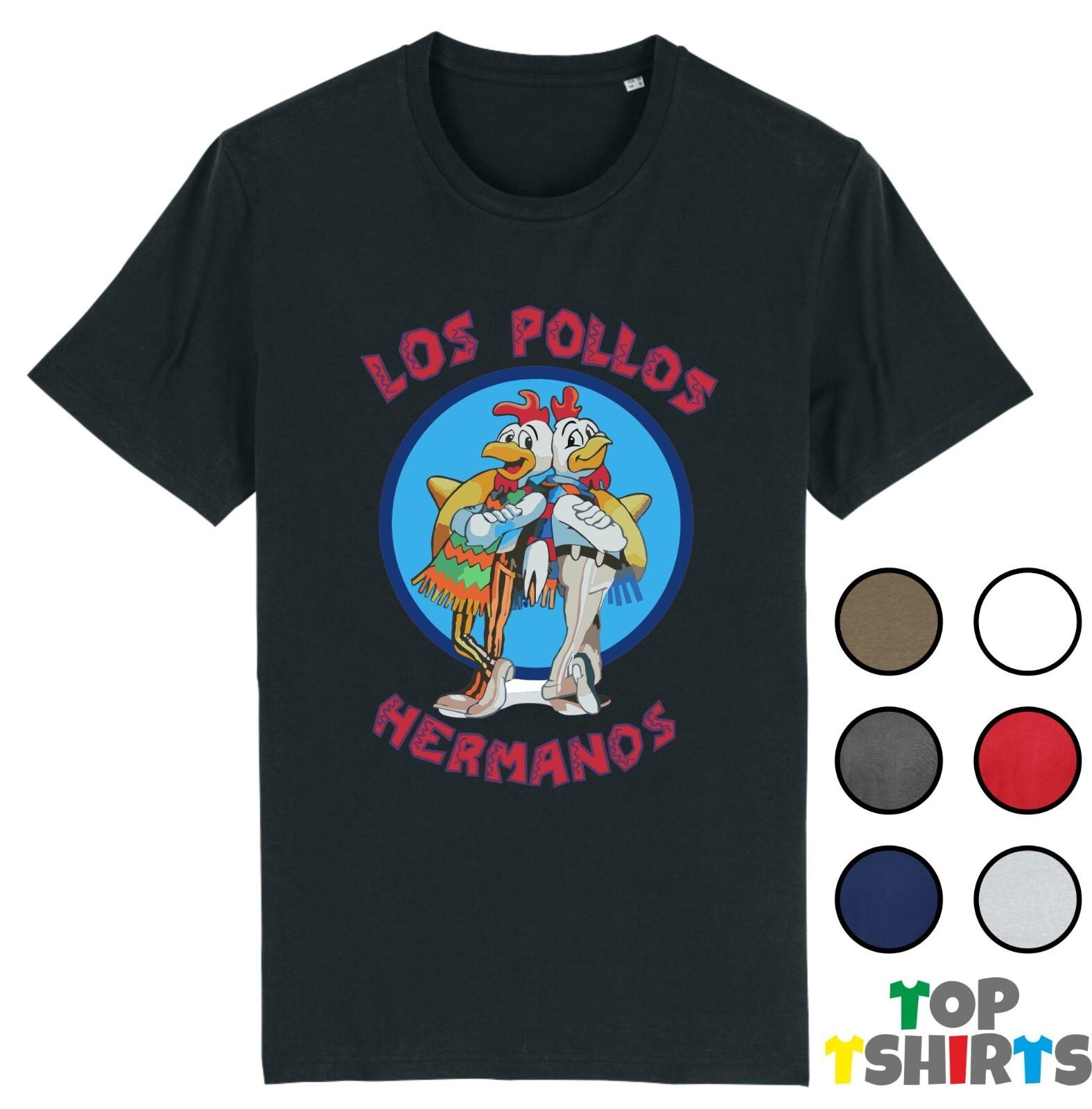 LOS POLLOS HERMANOS Breaking Bad T-Shirt Mens Womens Tees Top Inspired Walter White Meth Jesse Top S