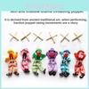 Children Clowns Marionette Shadow Doll Handicrafts Wooden Toys Kids Gift Cute