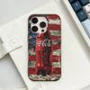C-CocaS-Mode Étui de téléphone Cola Pour IPhone 17 16 15 14 13 12 11 ProMax Plus Housse Ondulée antichoc