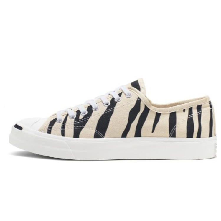 

Converse Jack Purcell Ox Zebra Print Unisex Sneakers White Black 165028C