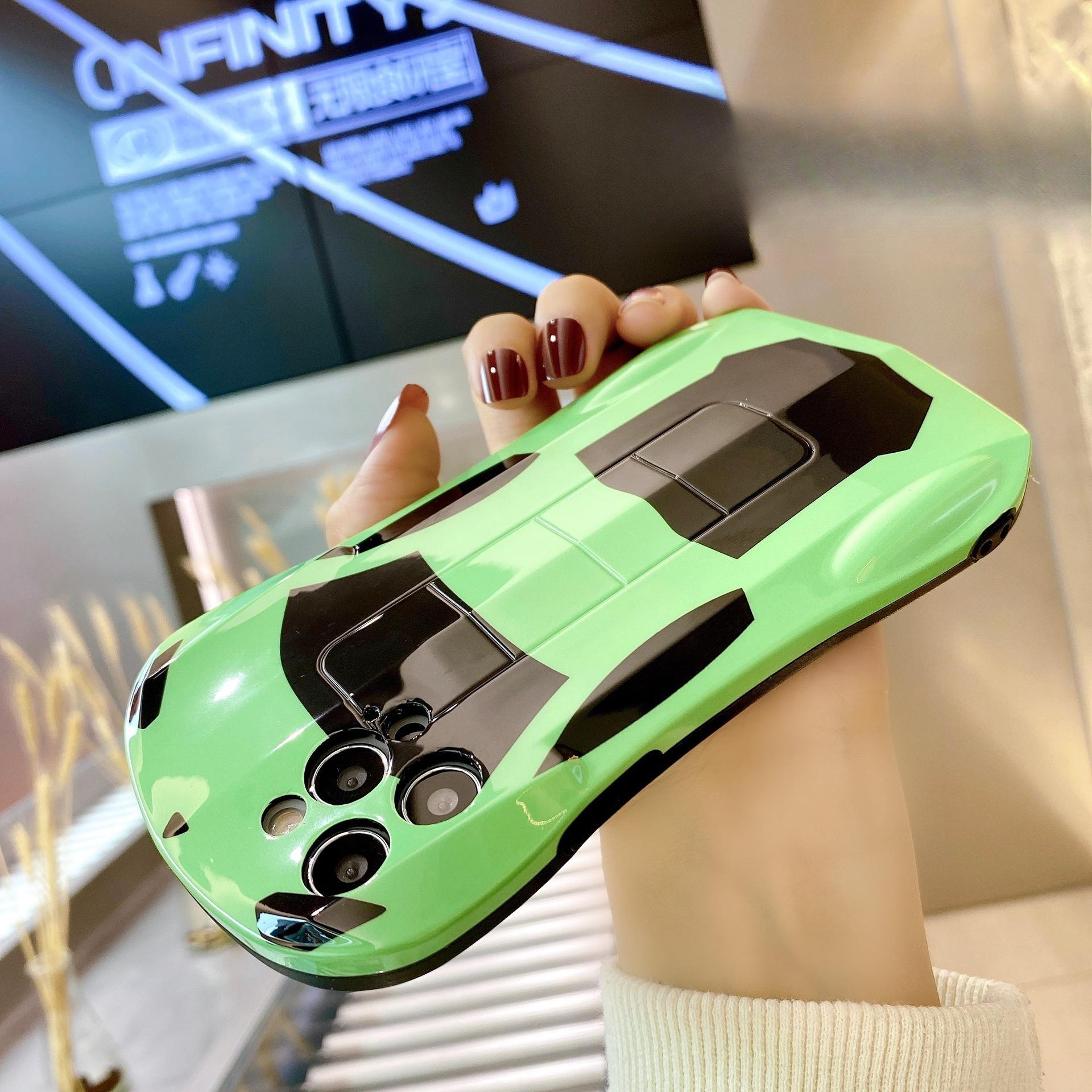 

Подходит для Apple 16promax/11/Xr 3D Чехлы для телефонов в виде спортивных автомобилей, 7P Парный чехол для автомобиля, Защитные чехлы для гоночного автомобиля Apple 12mini (5.4 inches)