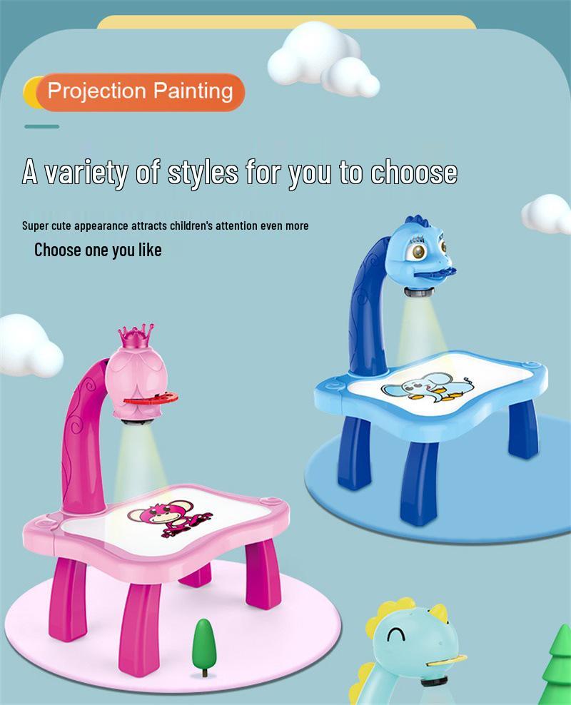 Little Deer Luminous Projection Drawing and Writing Board for Kids