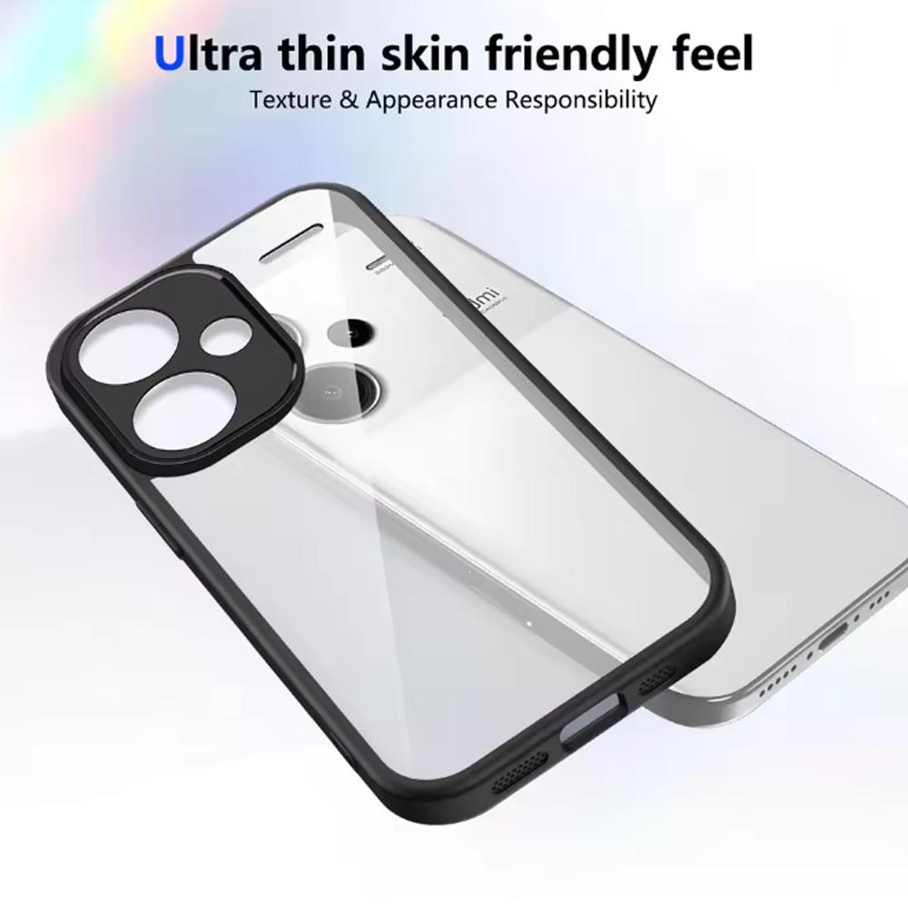 For Redmi Note 13 Pro Plus Case Redmi Note 13 Pro + Phone Case Air Cushion Shockproof Silicon Bumper Clear Matte Back Cover Hard