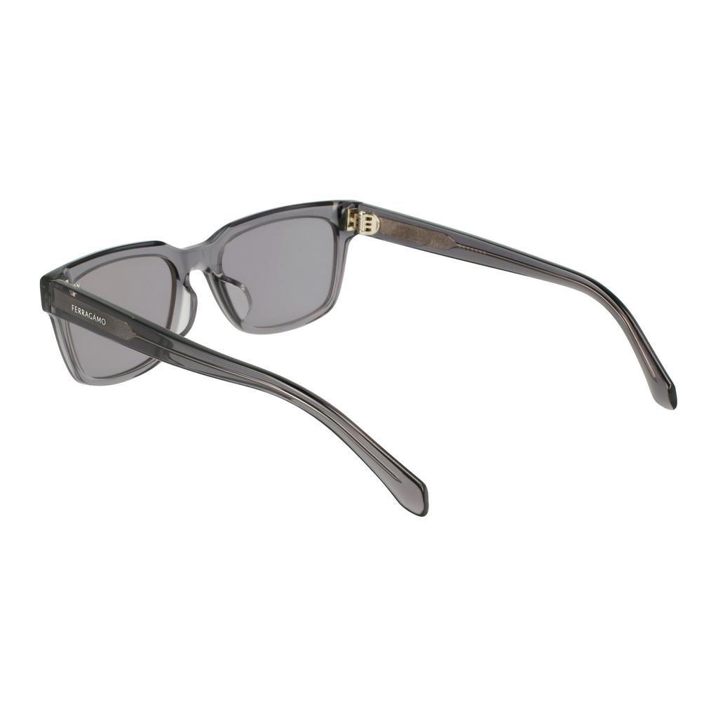 Ferragamo Personality Narrow Frame Sunglasses Square UV Protection Unisex Sunglasses SF2043SLB