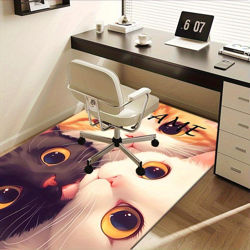 Cute, Fluffy, Adorable Office Carpet Soft Polyester Entrance Carpet Washable Non slip Machine Washab
