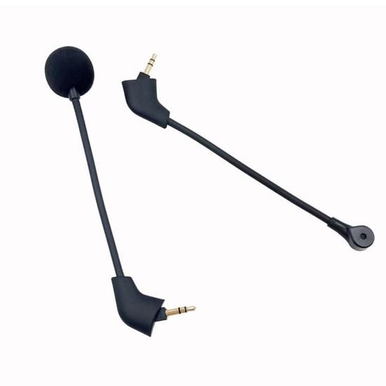 Headphone Microphone Replaceable Detachable Omnidirectional 3.5mm Flexible Gaming Headphone Microphone for Kingston HyperX Cloud /Cloud X/Cloud