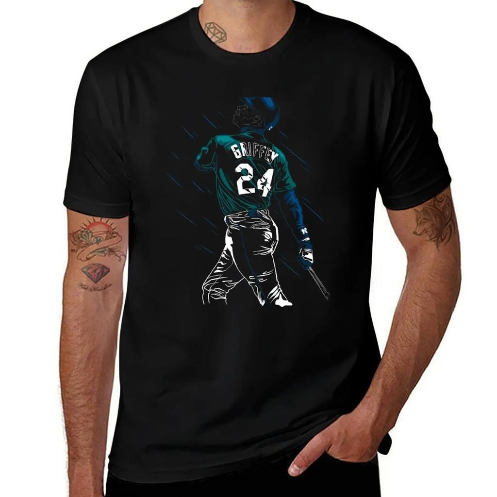 Ken Grifey Jr 24 TShirt Essential T Shirt T Shirts for Unisex Cotton Funny TShirt