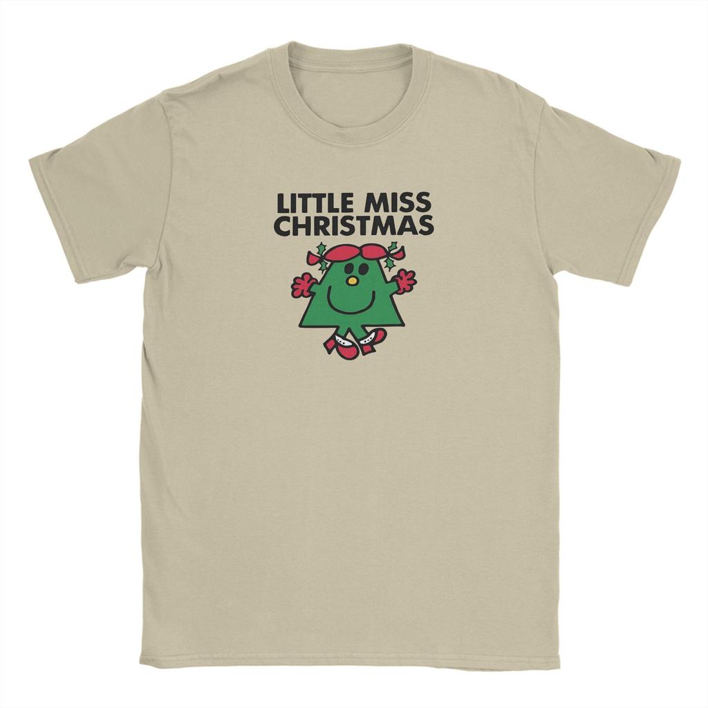 Little Miss Christmas T-Shirt Sommer Reine Baumwoll-T-Shirts für Männer Hipster Lockeres T-Shirt Kurzärmeliges Klassisches Top T-Shirts