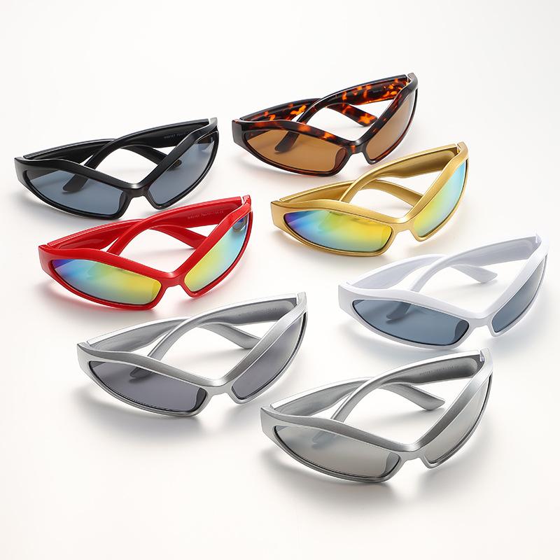 Cycling Sport Goggle Luxury Brand Designer Sunglasses Women For Men Vintage Punk Sun Glasses Trendy Coating Lens Cool Shades