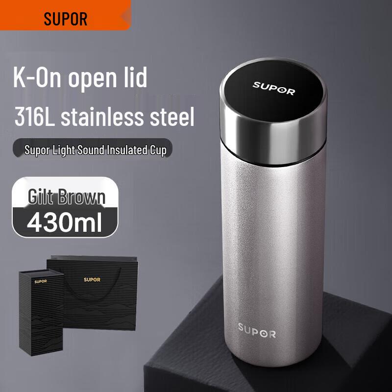 SUPOR 316L Stainless Steel 430ML Thermos Mug