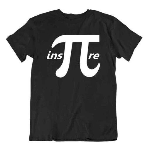 Inspire Inspirational Pi Symbol Math t-Shirt Funny math Joke Tee t shirt XL