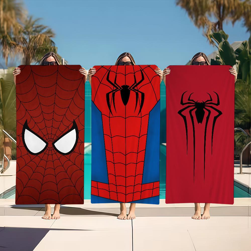 Towel Textile Logo Bathrobe Beach S-SpiderS-ES Quick-Drying Lightweight Portable Camping M-ManS Swim Pool Travel
