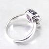 Purple 'Scarlett' Silver Ring