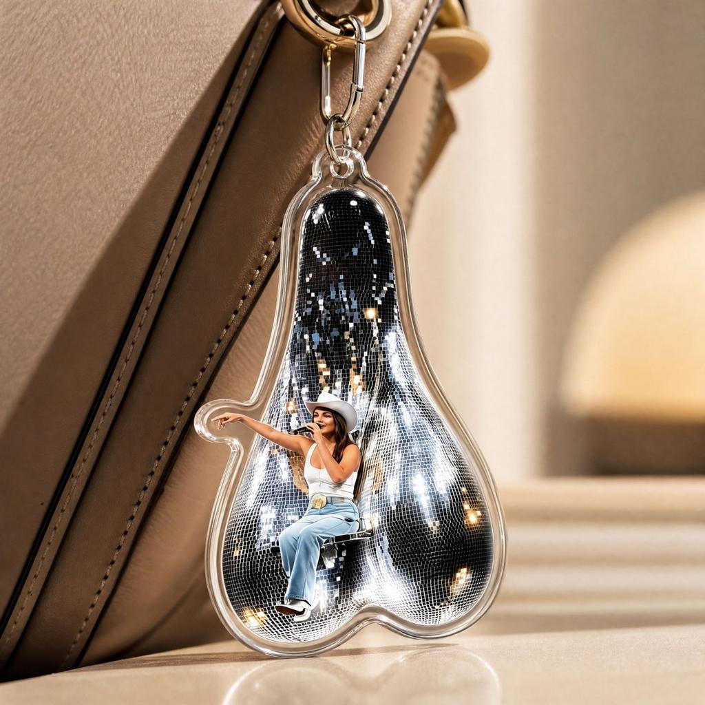Fashion Bag Charm and Keychain Pendant for Purses, Backpacks and Keys