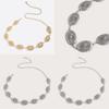 Western Style Hollow Metal Waist Chain With Carved Details For Womens Fashion Accessory
