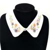1pcs Fashion Shirt Sewing Lace Sweater Elegant False Collar Wedding Dress Accessories # White & Black