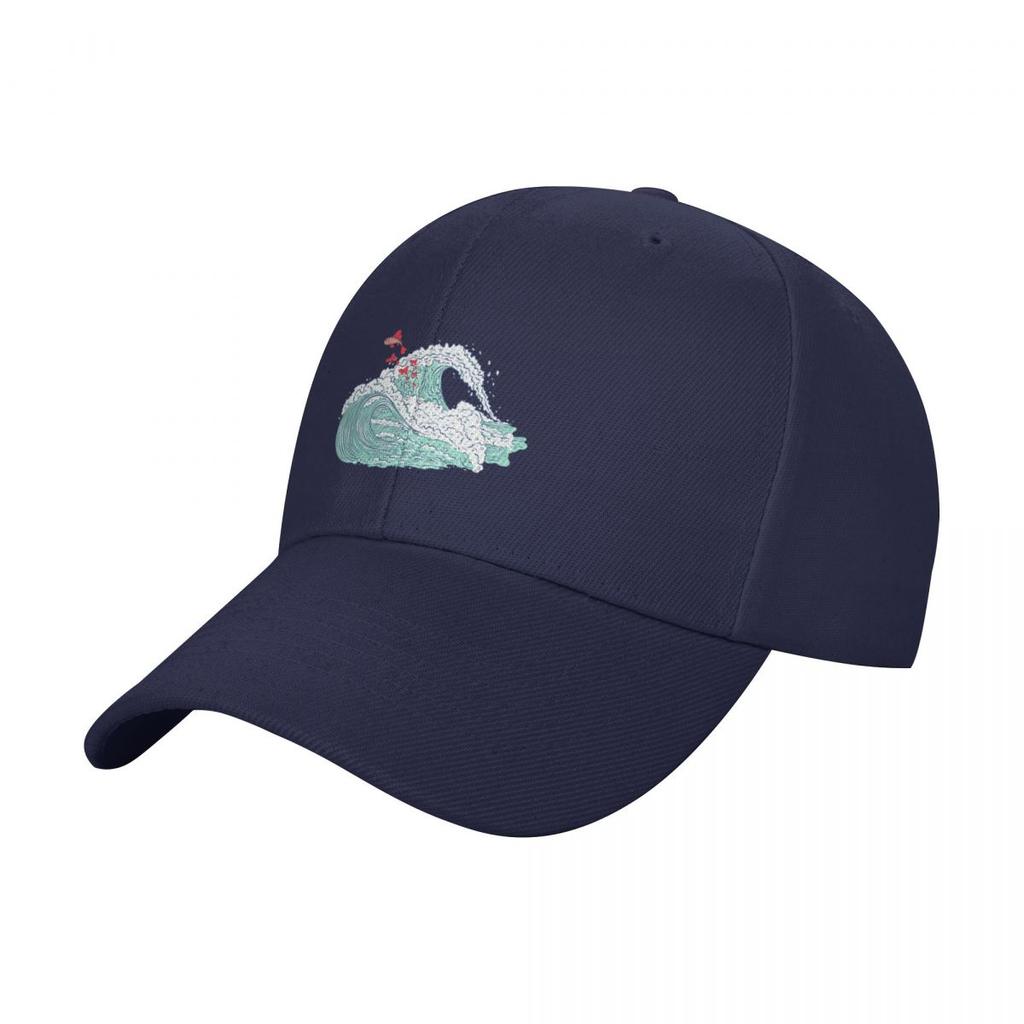 Ponyo Waves Baseball Cap Streetwear Sunscreen Unique Hats Rave For Women Men's
