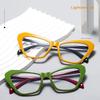 Vintage Cat Eye Glasses Large Anti Blue Light Blocking Presbyopia Eyeglasses Women For Female Luxury Brand Designer Eyewear