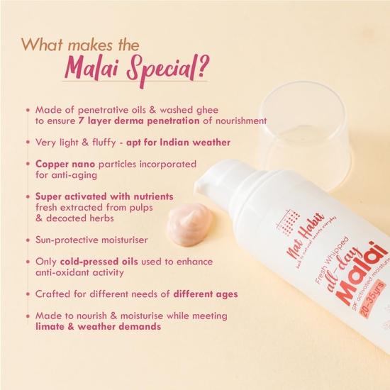 Nat Habit - Back To Natural Secrets Everyday Fresh Whipped Tomato Patchouli Vit-B E C Youth Anchor All Day Face Malai Cream  (20-35 Y) 30G