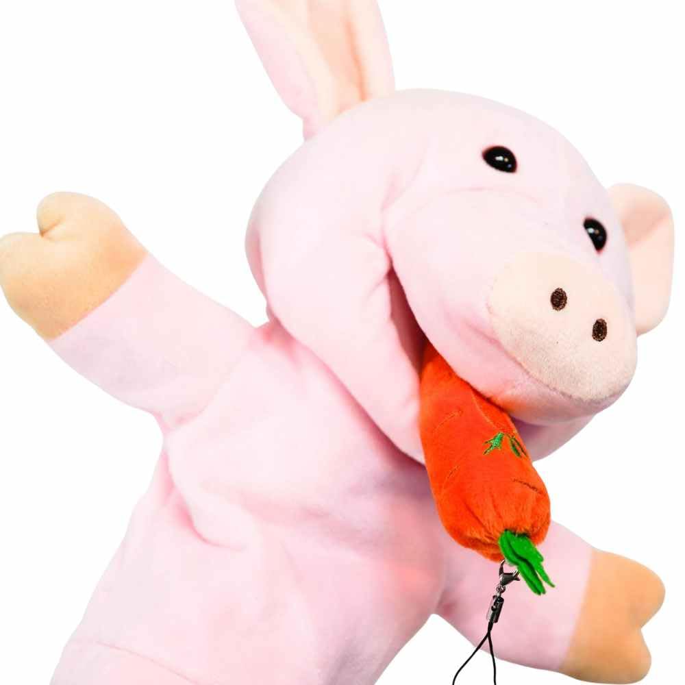 

Pig Puppet, Nehorinpahorin, Plush Toy, Puppet Show, Ventriloquism, Gloves [Actual Product Photographed]