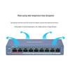 Hikvision 9-Port 100Mbps Unmanaged PoE Switch CN plug (adapter included)