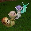 Garden Skull Decor Snail Ornament Resin Craft Sculpture Yard Halloween Figurine Gothic Home Decoration