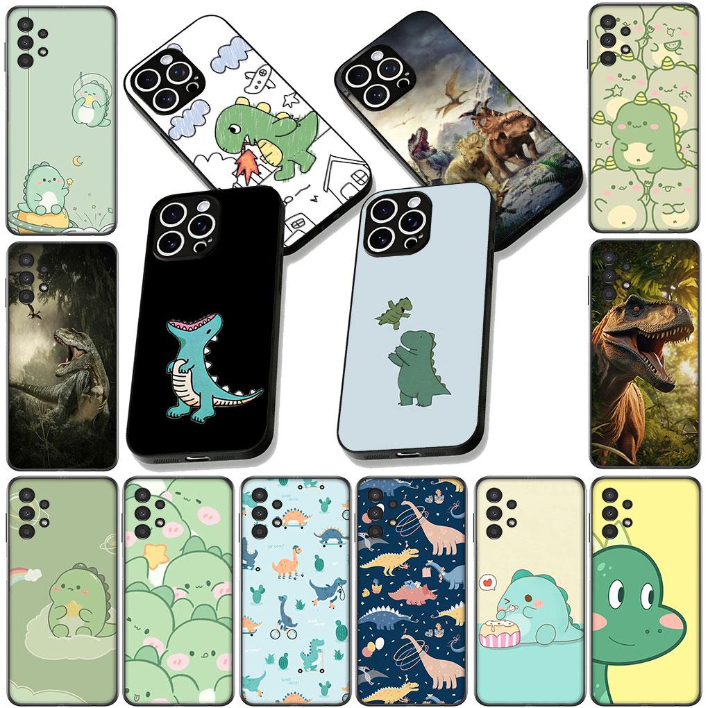 Soft Phone Cover for Xiaomi Redmi 15 9A 9C NFC 7A 9T Note 9 8 7 8T 15c A5 Case Anime Dinosaurs Cute Casing