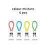 Set of 4 Towel Clips for Tea Towels, Suitable for Kitchen and Bathroom Use, Featuring Multipurpose Hangers with Loop Hooks for Convenient Home Storage