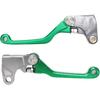 Brake Clutch Lever Pivot Folding Levers Set for KLX 110 KLX110 KLX110L 2010-2024 Green