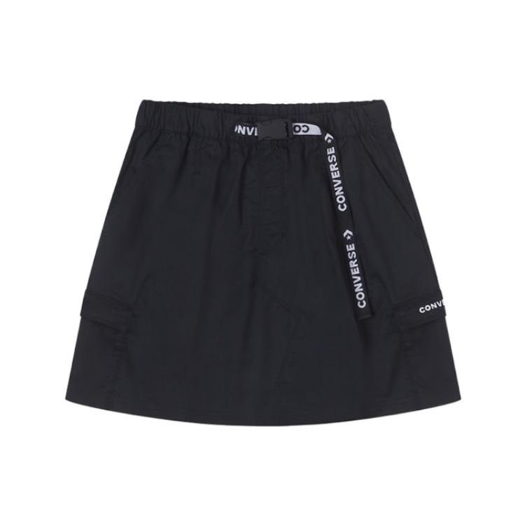 

New Converse Casual Short Skirts Women s Black 10025201-A01 XS