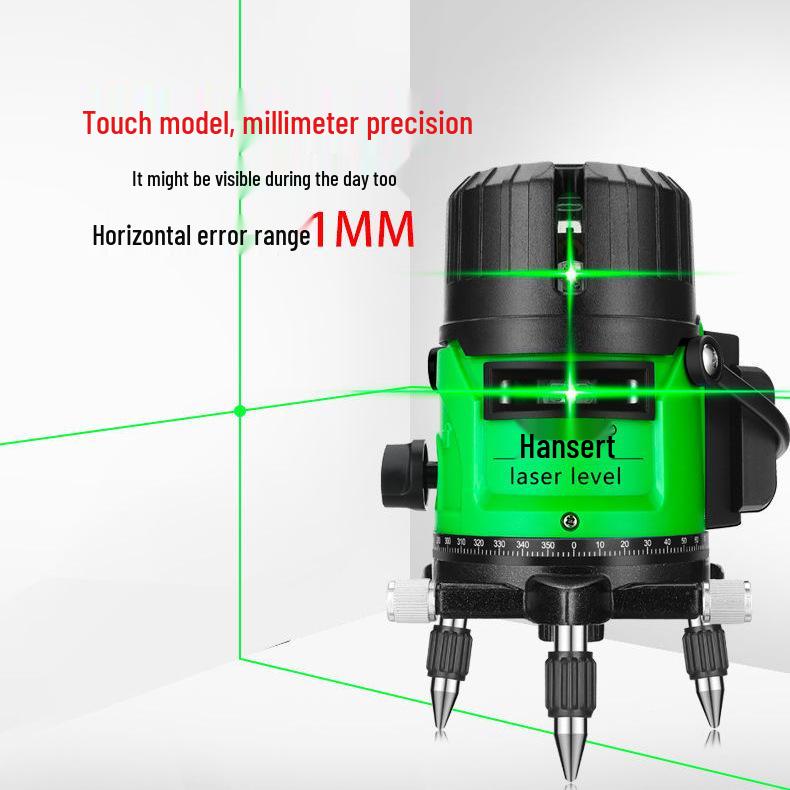 High Precision Automatic Infrared & Green Light Laser Level with 2, 3, 5-Line Projection
