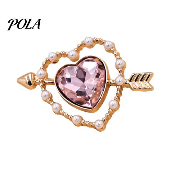 Lapel Pin Vintage Style Brooch, Cupid Heart Arrow Shape Pin, Electroplating Brooch Accessory Strong Buckle Design Badge for Coats Shirts Bags